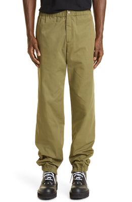 Off-White Ripstop Joggers in Green Green