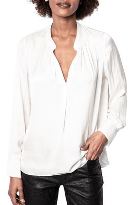 Zadig & Voltaire Tink Blouse in Blanc