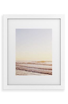 Deny Designs Sun Splash Framed Wall Art in White Frame 11X14