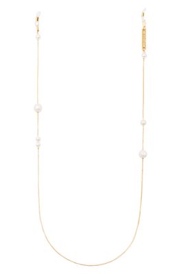 FRAME CHAIN Pearl Eyeglass Chain in Yellow Gold