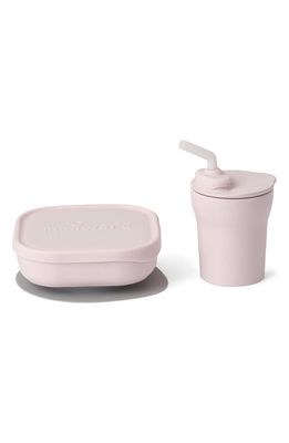 Miniware Sip & Snack Set in Cotton Candy/Cotton Candy