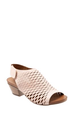 Bueno Lacey Slingback Sandal in Pale Pink Leather