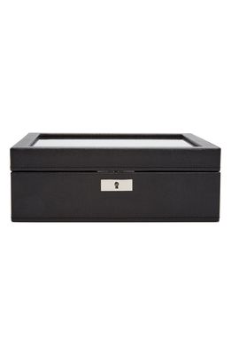 WOLF Viceroy 8-Piece Watch Box in Black