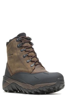Wolverine Frost Waterproof Leather Boot in Brown