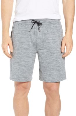 Zella Pyrite Knit Shorts in Grey Wolf Melange