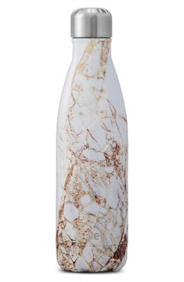 S'Well Elements Collection Calacatta Gold 17-Ounce Insulated Stainless Steel Water Bottle