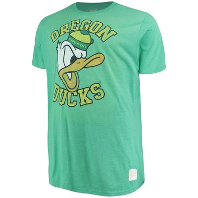 Men's Original Retro Brand Green Oregon Ducks Big & Tall Mock Twist T-Shirt