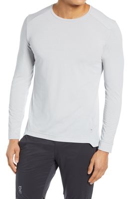 Comfort Athletic Fit Performance Long Sleeve Running T-Shirt in Glacier