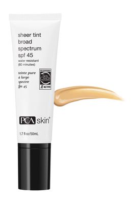 PCA Skin Sheer Tint Broad Spectrum SPF 45 Sunscreen