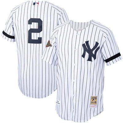 Men's Mitchell & Ness White New York Yankees Cooperstown Collection 1996 Authentic Home Jersey