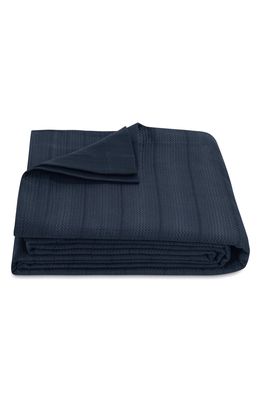 Matouk Augusta Matelasse Coverlet in Navy