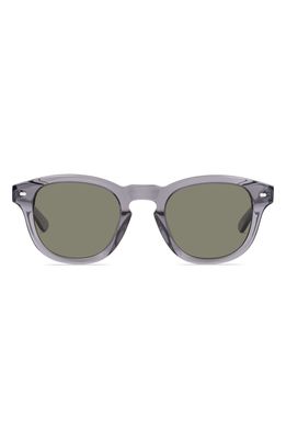 Christopher Cloos Passable 49mm Polarized Square Sunglasses in Grey Tonic/Black