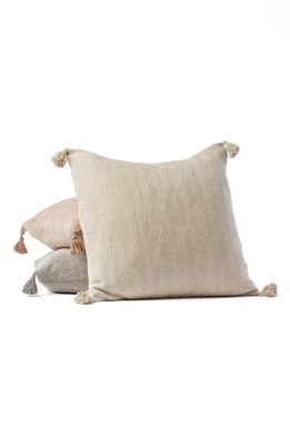 Coyuchi Presidio Organic Pillow Cover in Natural Herringbone