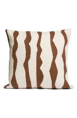 Morrow Soft Goods Paso Wool Blend Throw Pillow in Natural /Chestnut