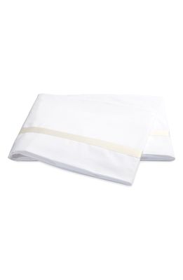 Matouk Lowell 600 Thread Count Flat Sheet in Ivory