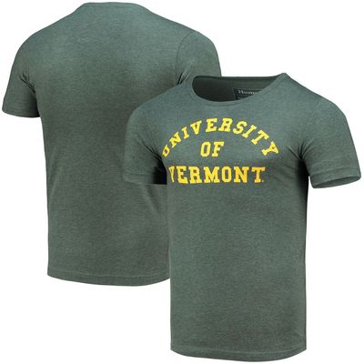 Men's Homefield Vermont Catamounts Vintage University T-Shirt in Heather Green