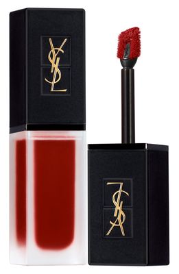 Yves Saint Laurent Tatouage Couture Velvet Cream Matte Liquid Lipstick in 206 Club Bordeaux