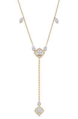 Sara Weinstock Leela Diamond Y-Necklace in Yellow Gold
