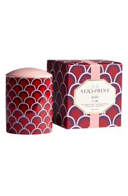 L'Or de Seraphine Ceramic Jar Candle in Ruby