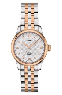 Tissot Le Locle Automatic Diamond Bracelet Watch