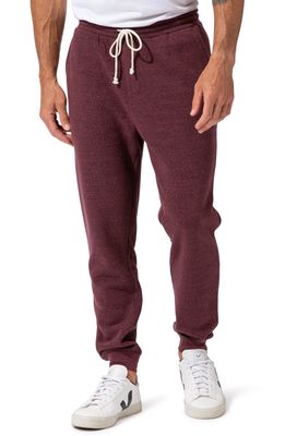 Threads 4 Thought Fleece Joggers in Maroon Rust