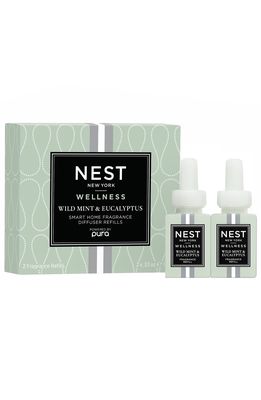 NEST New York Pura Smart Home Fragrance Diffuser Refill Duo in Wild Mint