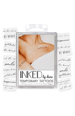 INKED by Dani Self Love Pack Temporary Tattoos in None