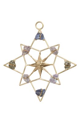 Ariana Ost North Star Crystal Grid in Gold/Purple/Blue