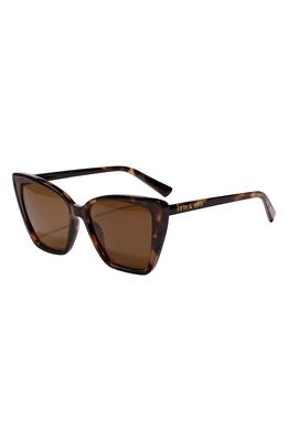 Fifth & Ninth Moscow 53mm Cat Eye Sunglasses in Brown/Brown