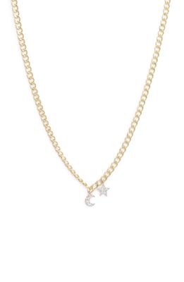 Meira T Star & Moon Pendant Necklace in Yellow
