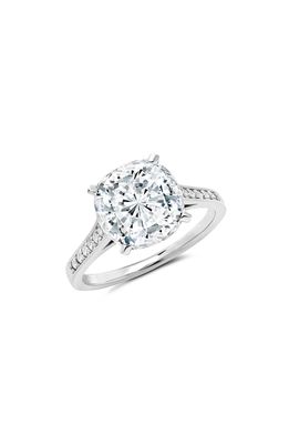 Crislu Cubic Zirconia Ring in Platinum