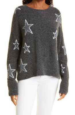 Rails Virgo Star Sweater in Charcoal White Stars