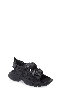 Balenciaga Track Sandal in Black