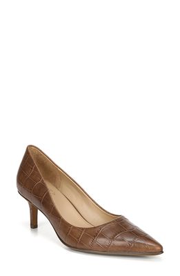 Naturalizer Everly Pump in Brown Croco Print Leather