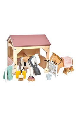 Tender Leaf Toys The Stables Wooden Play Set in Multi