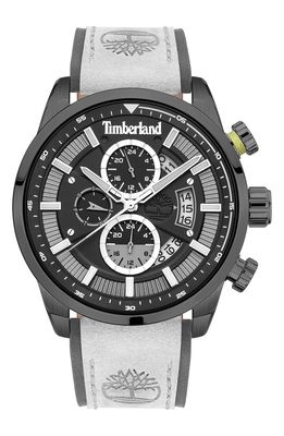Timberland Callahan Multifunction Leather Strap Watch