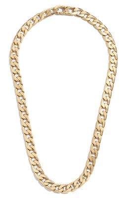 BaubleBar Michel Curb Chain Necklace in Gold