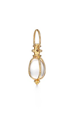 Temple St. Clair Classic Rock Crystal Amulet Pendant in Yellow Gold