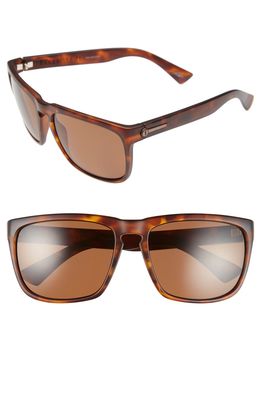 Electric Knoxville XL 61mm Polarized Sunglasses in Matte Tort/Bronze Polar