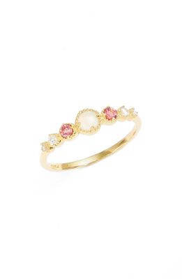Azura Jewelry Opal Ring in Yellow Gold