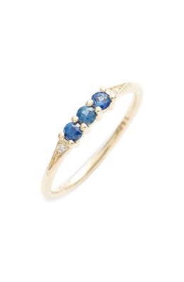 Jennie Kwon Designs Sapphire & Diamond Ring in 14K Yellow