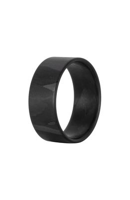 Element Ring Co. Element Rings Co. Ranger Carbon Fiber Band Ring in Dark Grey
