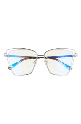 DIFF Bella 54mm Square Polarized Sunglasses in Espresso Tortoise/Grey