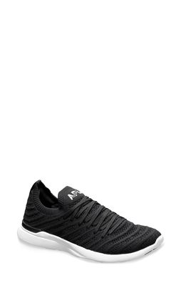 APL TechLoom Wave Hybrid Running Shoe in Black /White