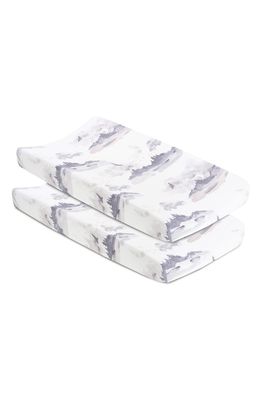 Oilo 2-Pack Jersey Changing Pad Covers in Misty Mountain