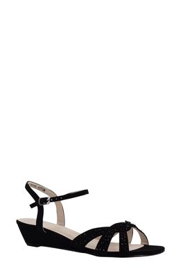 Touch Ups Lena Wedge Sandal in Black