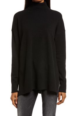 AllSaints Gala Cashmere Turtleneck Sweater in Black