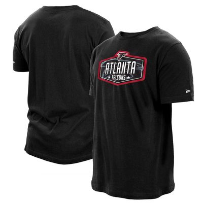 Men's New Era Black Atlanta Falcons 2021 NFL Draft Hook T-Shirt