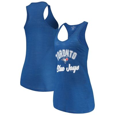 Women's Soft as a Grape Royal Toronto Blue Jays Multicount Racerback Tank Top