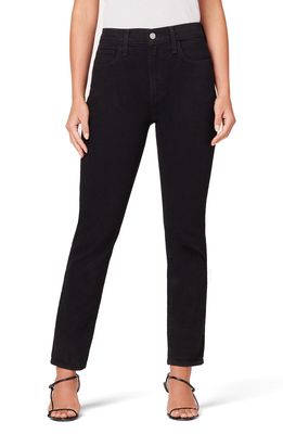 Favorite Daughter The Erin High Rise Straight Leg Jeans in Black